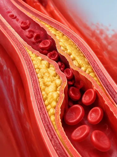 Aterosklerotična obloga v vratni arteriji