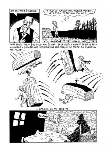  Vrhunsko delo o Ivanu Robu narisano v stripu Martina Ramoveša.